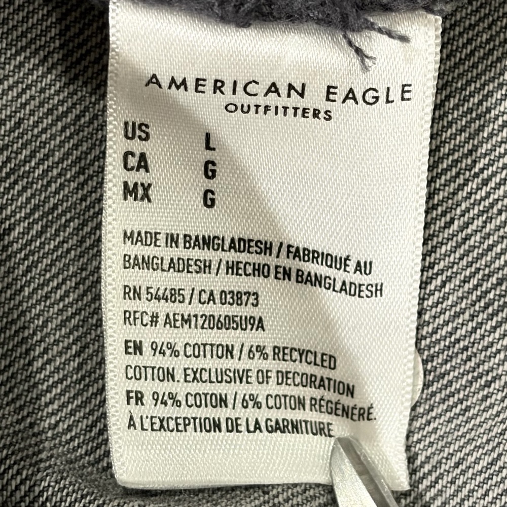 American Eagle Dark Wash Denim Dress (L) - Picture 7 of 9